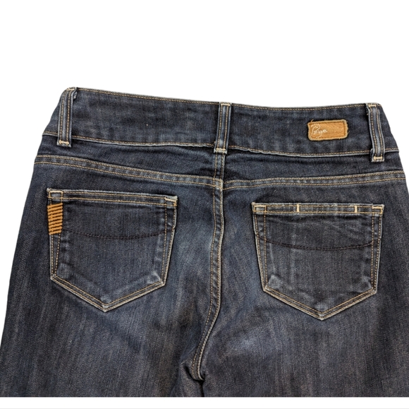 Paige Hidden Hills Boot Cut Dark Wash Jeans Women's Size 26 - Picture 4 of 8